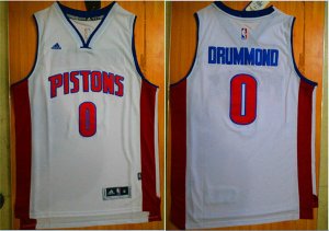 Maillot De Basket Detroit Pistons Andre Drummond 0 Tissus Sportif Fans Edition Blanc